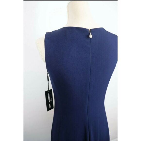 Karl Lagerfeld Bow Detail Dress - Picture 5 of 7